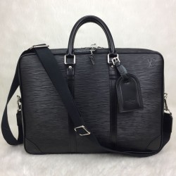LOUİS VUİTTONPORTE VOYAGE EPİ %HAKİKİ VEJİTAL DERİ EVRAK VE LAPTOP ÇANTASI