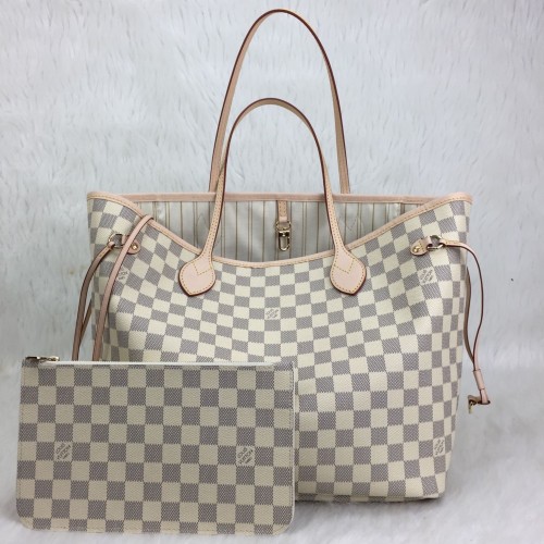 LOUİS VUİTTON NEVERFULL HAKİKİ VEJİTAL DERİ ORTA BOY