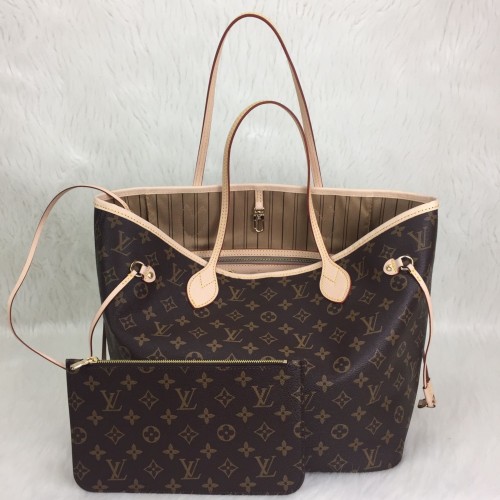 LOUİS VUİTTON NEVERFULL HAKİKİ VEJİTAL DERİ ORTA BOY