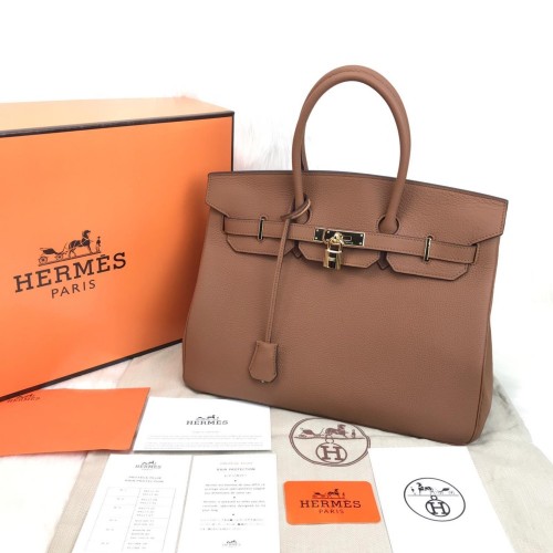 HERMES BİRKİN BAG %100 HAKİKİ DERİ TABA