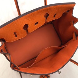 HERMES BİRKİN BAG %100 HAKİKİ DERİ TURUNCU