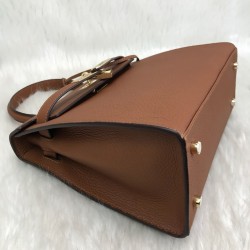 HERMES KELLY BAG %100 HAKİKİ DERİ TABA