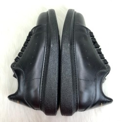 ALEXANDER MCQUEEN %HAKİKİ DERİ ERKEK AYAKKABI FULL SİYAH