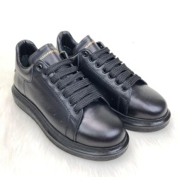 ALEXANDER MCQUEEN %HAKİKİ DERİ ERKEK AYAKKABI FULL SİYAH
