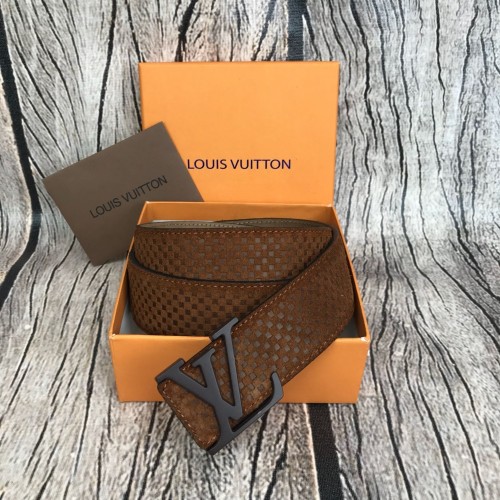 LOUİS VUİTTON %HAKİKİ SUET DERİ KEMER  